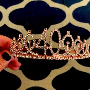 40th birthday tiara